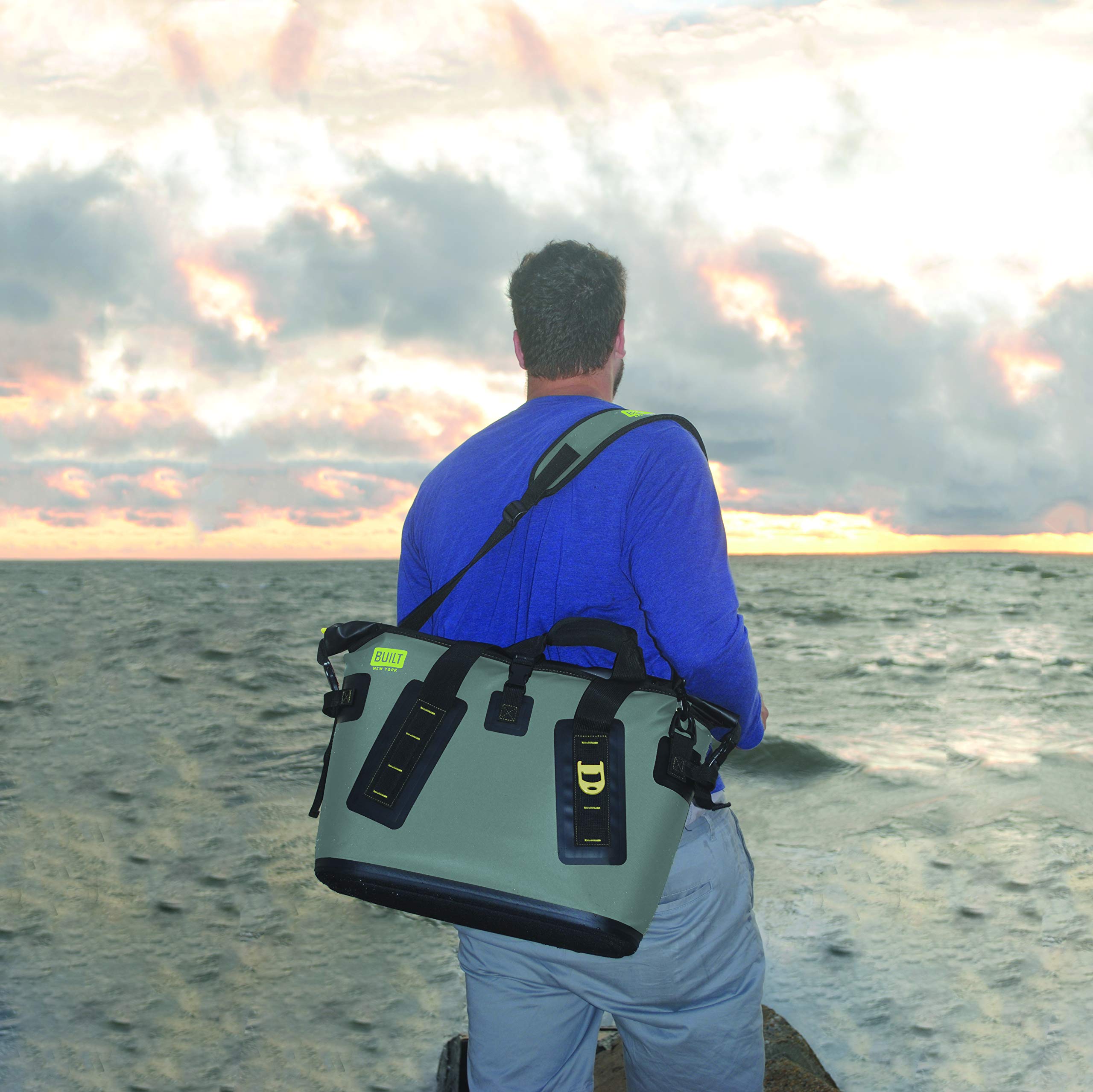 BUILT Large Welded Soft Portable Cooler with Wide Mouth Opening - Insulated & Leak-Proof Arctic Ice 5234144 | Perfect for Camping, Beach Trips & Tailgating