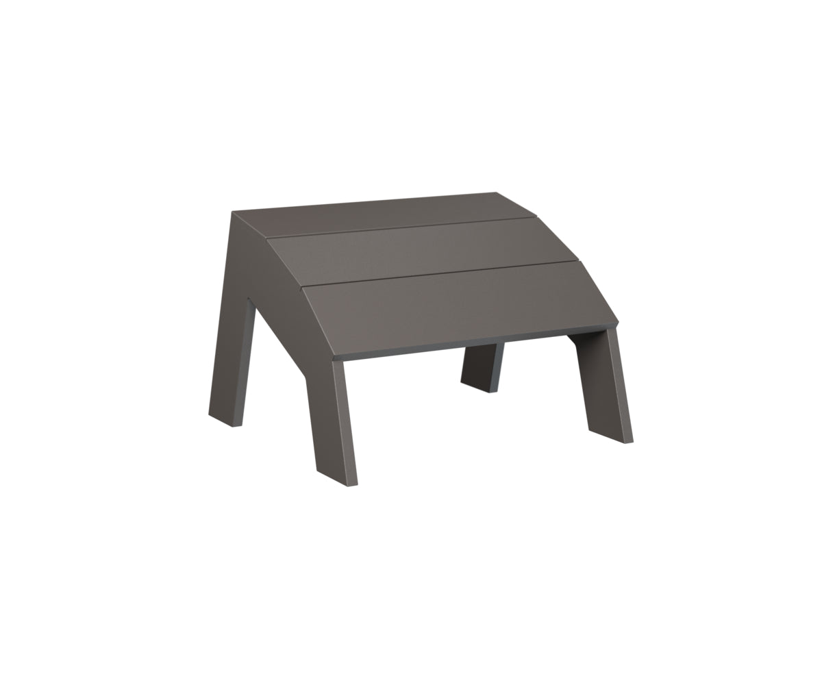Berlin Gardens Nordic Adirondack Footstool - Outdoor Patio Furniture, Solid Wood Footrest for Garden, Deck & Poolside Relaxation
