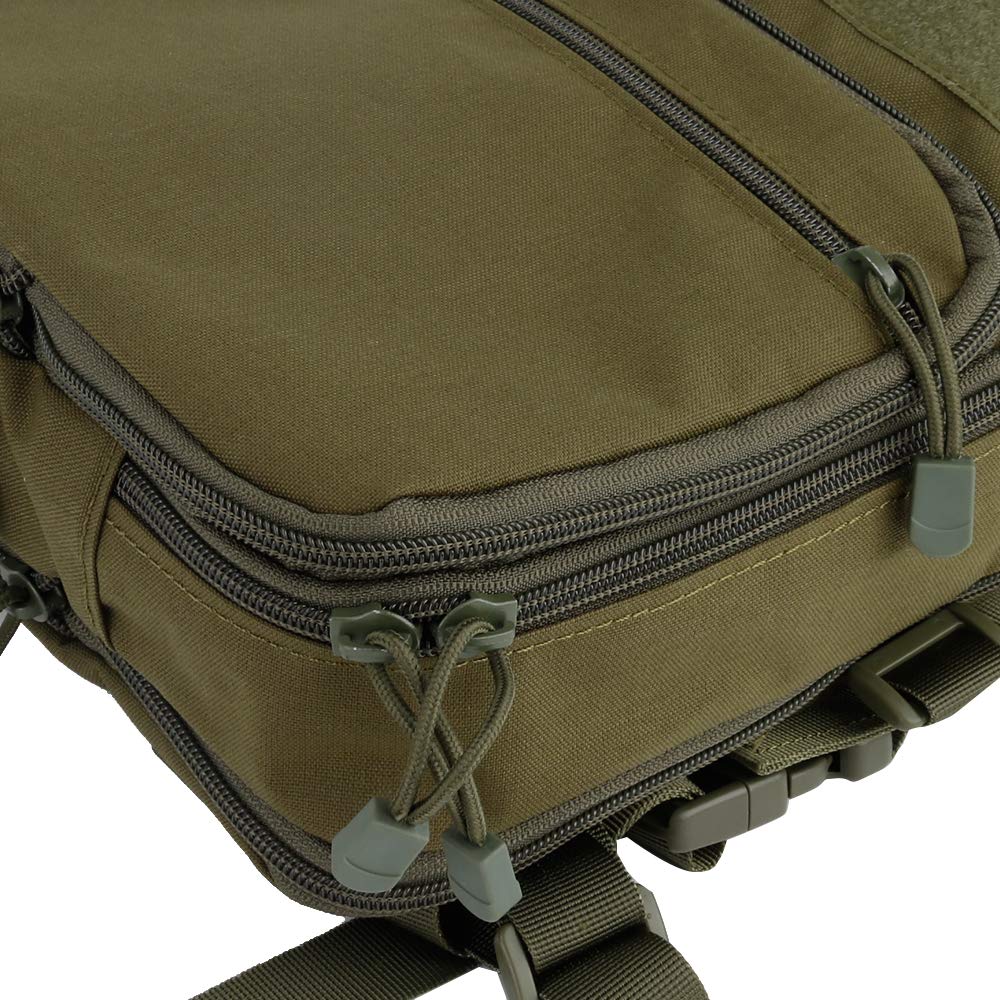 Tactical Chest Rig Vest & MOLLE Military Backpack Set - Adjustable Airsoft Gear for Shooting, Wargame, Paintball | Outdoor Hunting, Tactical Training, Survival Camping