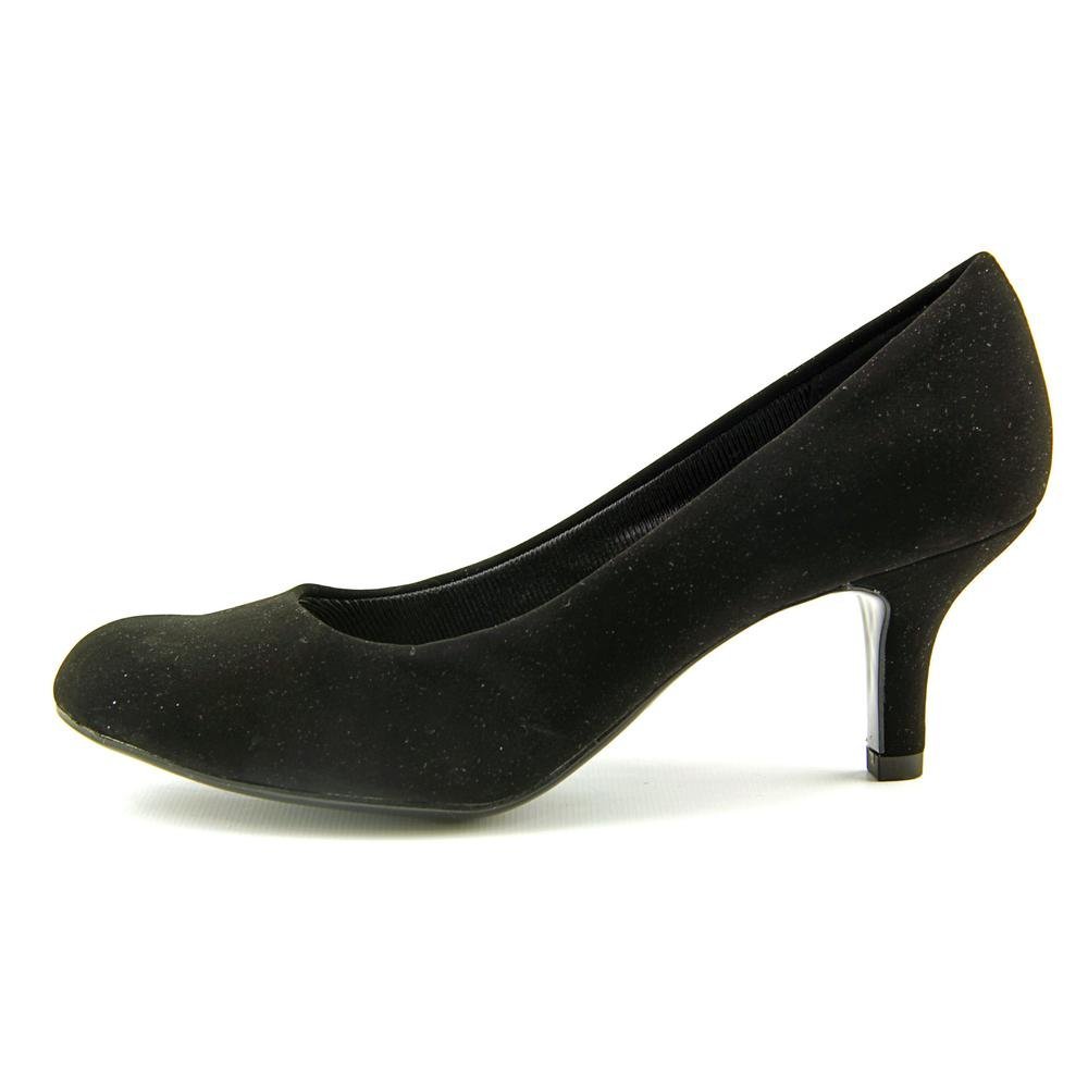 Easy Street Passion Women's Dress Pumps - Size 9 N - Black Suede Heels for Work, Office & Formal Occasions