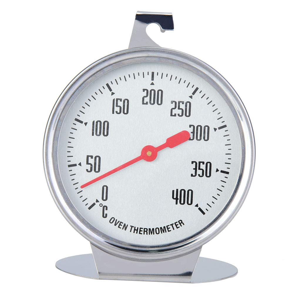 Haofy Stainless Steel Oven Thermometer 0-400°C (750°F) - Large Dial Stand-Up Kitchen Thermometer for Baking, Roasting, Grilling - Perfect for Oven, Grill, and Smoker Temperature Monitoring