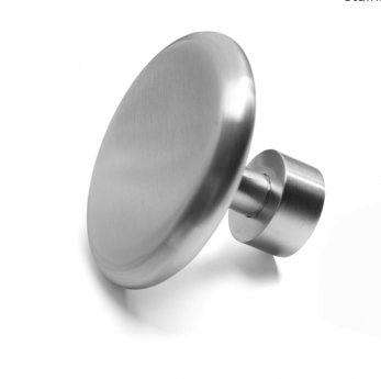 D-Line Stainless Steel Hook 80mm (3.15 Inch) - Heavy Duty Wall Hanger for Kitchen, Bathroom, Garage & Outdoor Use