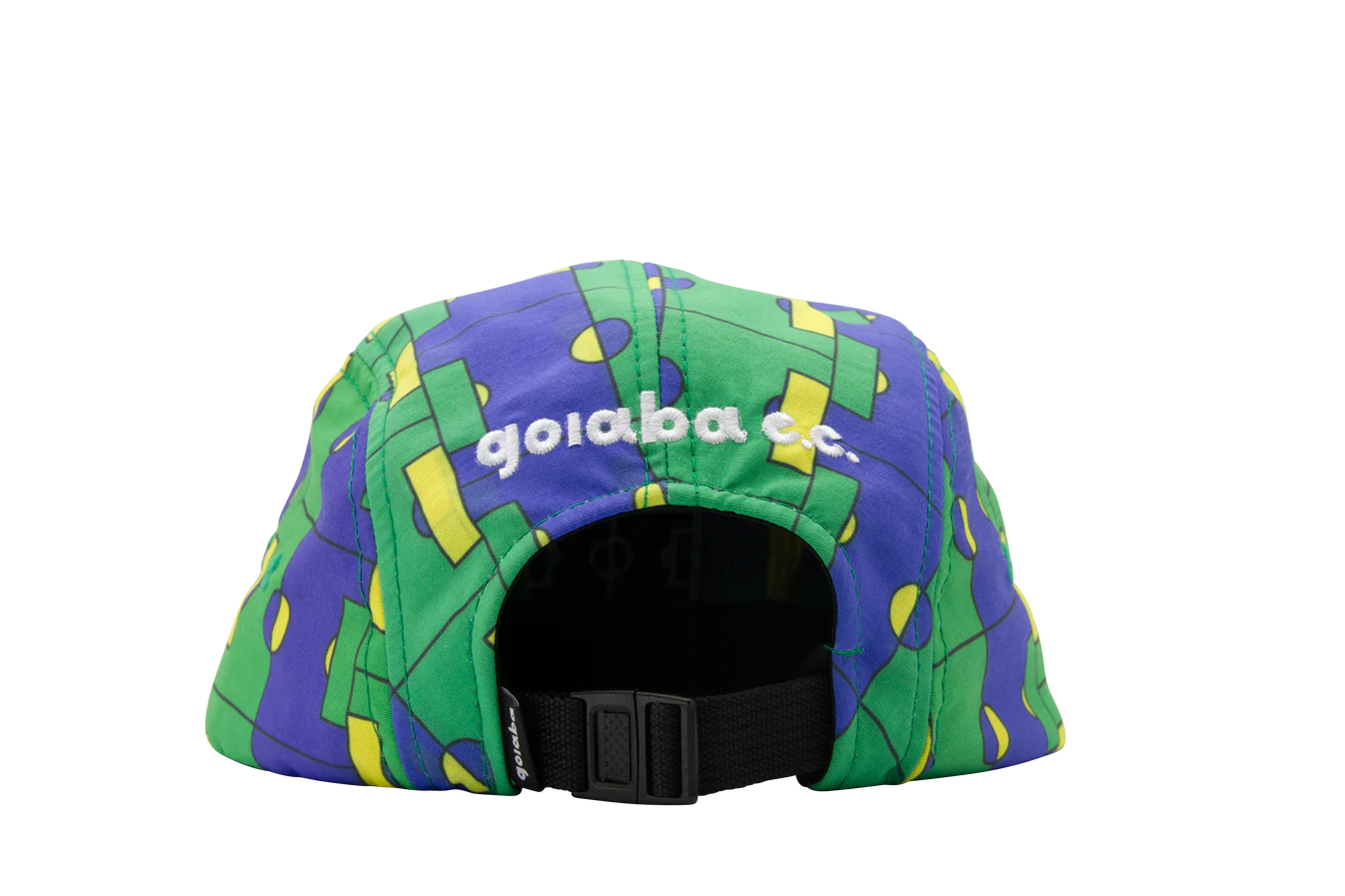 Goiaba E.C. Campo 5 Panel Nylon Hat - Brazil Flag Print Adjustable Snapback Cap for Men & Women - Perfect for Outdoor Activities, Travel & Sports