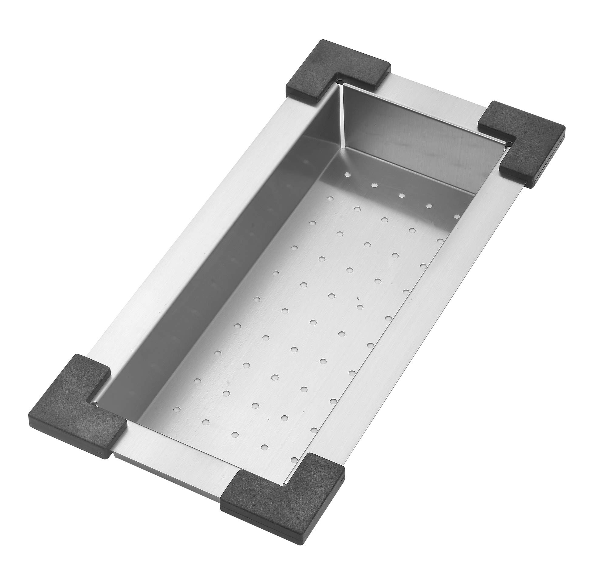 STARSTAR 30 x 19 Inch Undermount Single Bowl 304 Stainless Steel Kitchen Sink with Drainboard, Cutting Board & Colander - Durable Workstation Sink for Modern Kitchens, Food Prep & Dishwashing