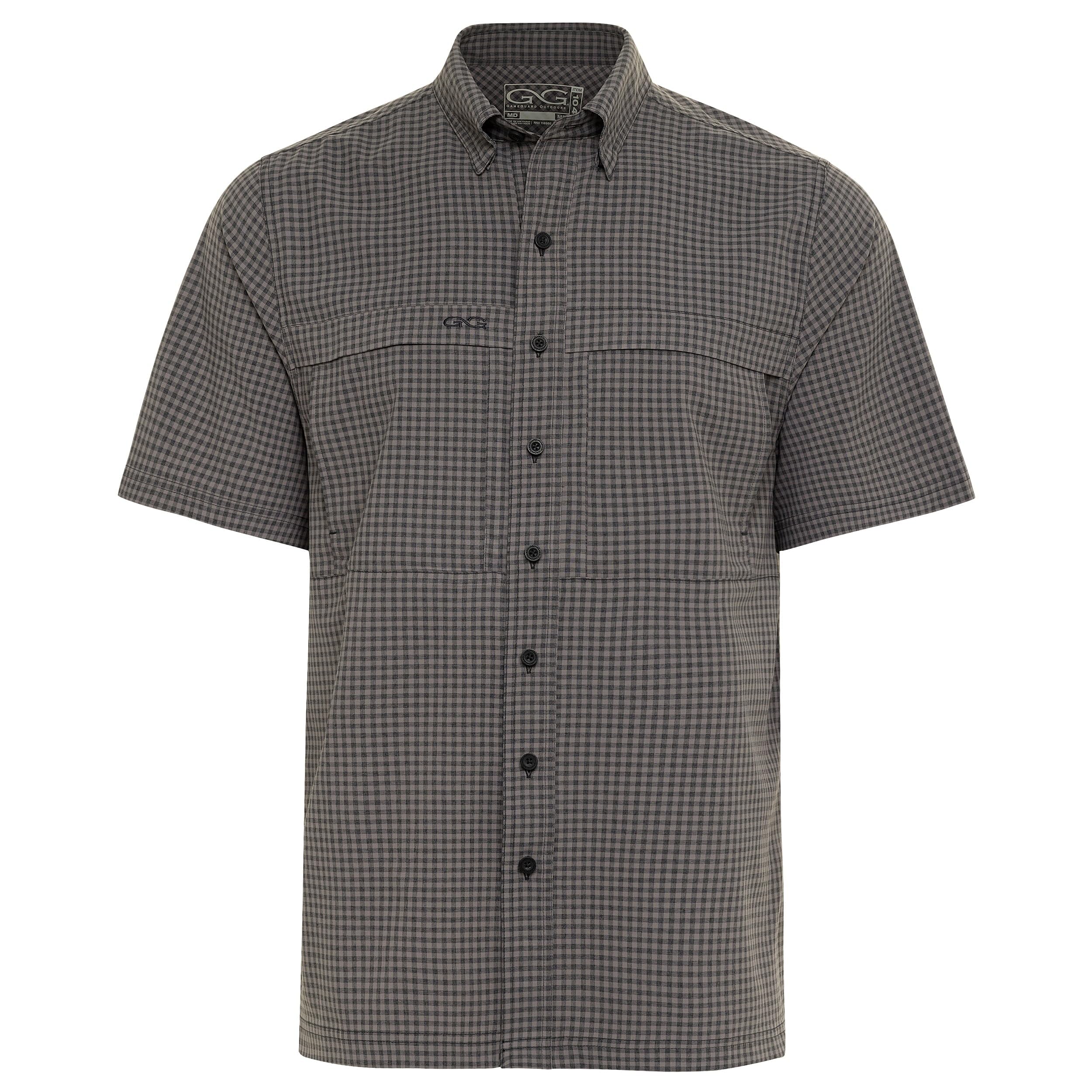 GameGuard Outdoors TekCheck Shirts - Moisture-Wicking Hunting & Fishing Performance Shirts for Men - Ideal for Outdoor Adventures, Camping & Tactical Activities