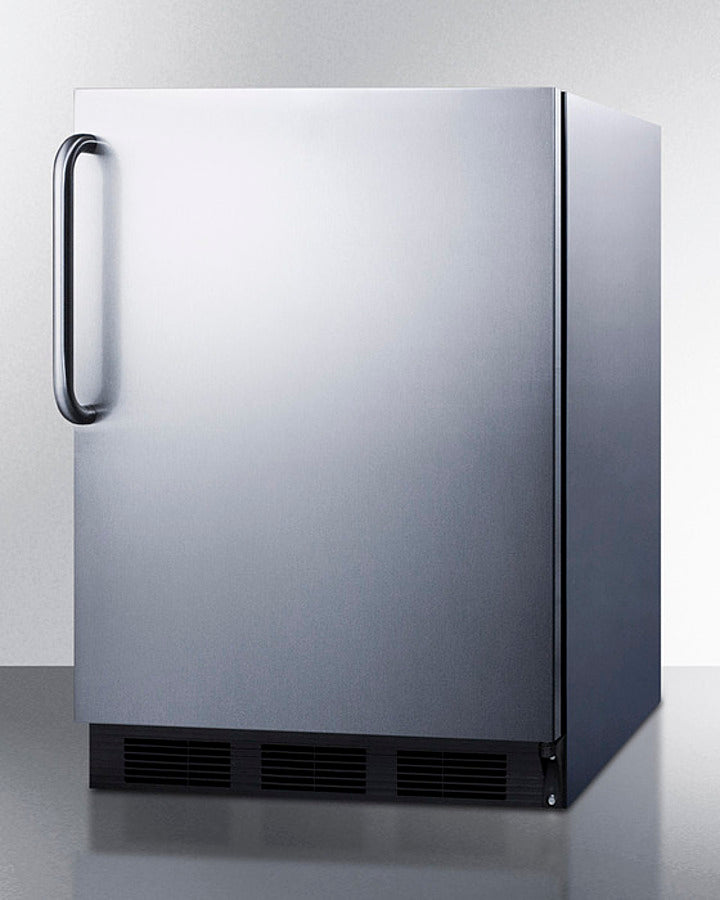 Accucold AL752BKCSS 24-Inch Wide Built-In All Refrigerator - ADA Compliant, Energy Efficient & Space Saving - Perfect for Small Kitchens, Apartments & ADA Accessible Homes