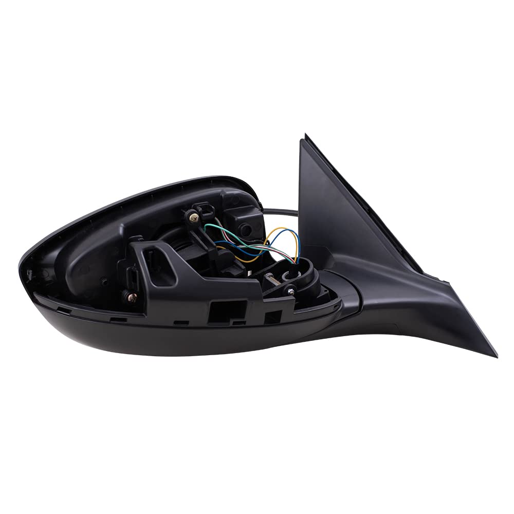 2018-2021 Honda Accord Right Passenger Side Power Heated Mirror with Blind Spot Detection - Black Paint to Match - Aftermarket Replacement for Enhanced Safety & Style - Perfect for Highway Driving and Parking Assistance