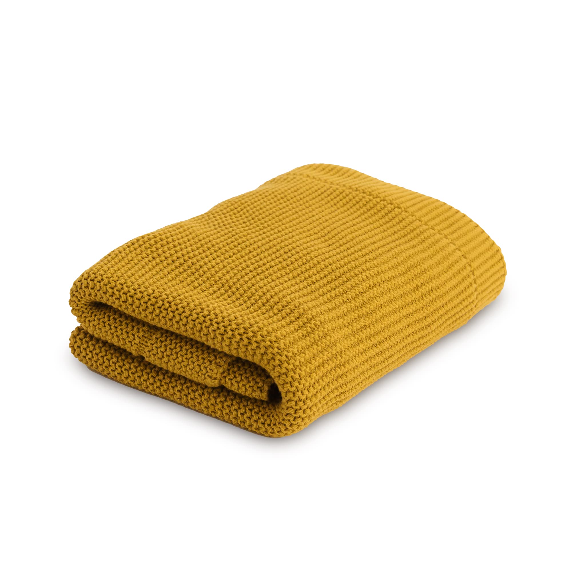 Natemia Knitted Baby Receiving Blanket - Ultra Soft Organic Cotton 30