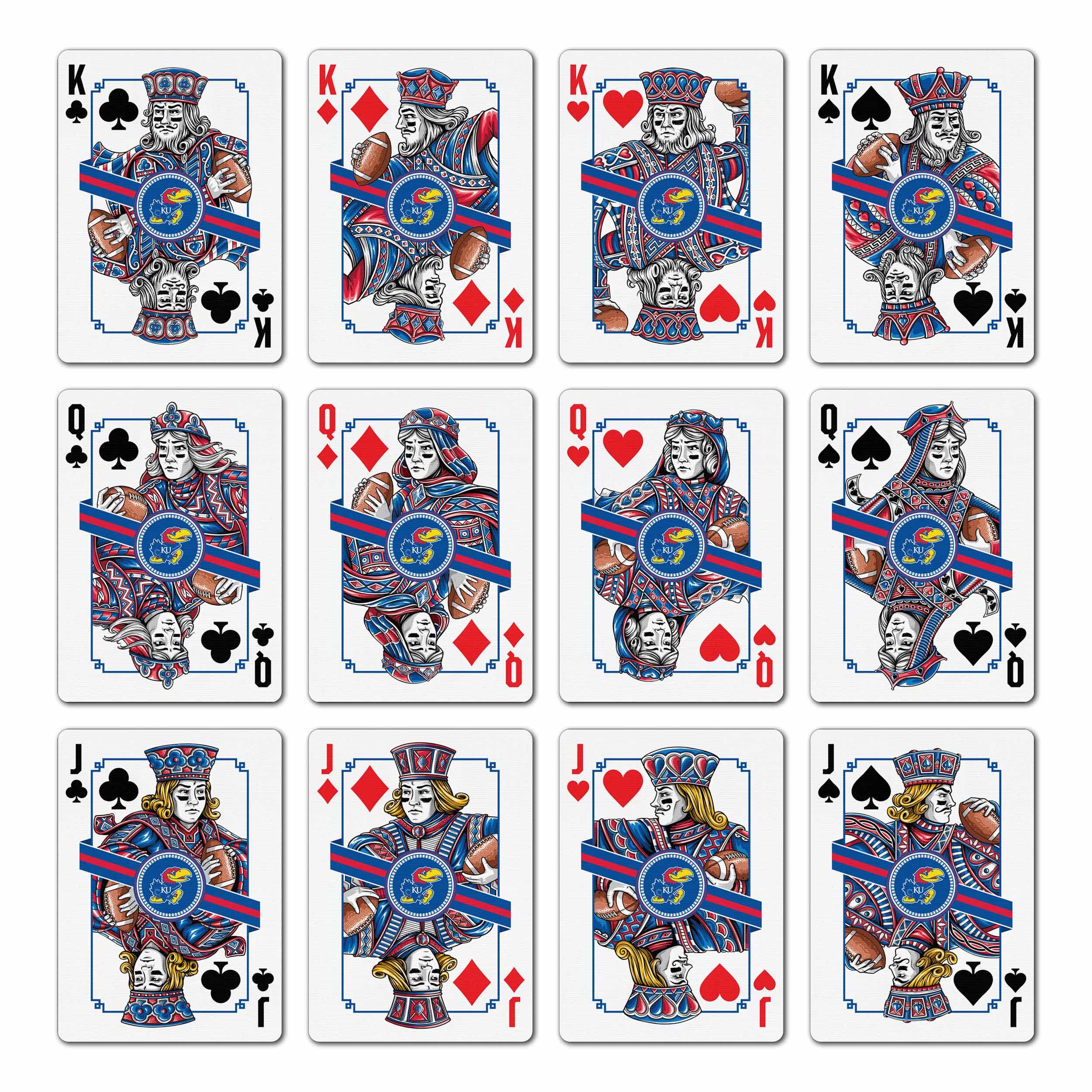 YouTheFan NCAA Classic Series Playing Cards - Premium College Sports Themed Deck for Poker, Blackjack & Magic Tricks - Perfect for Game Nights, Tailgating & Collectors