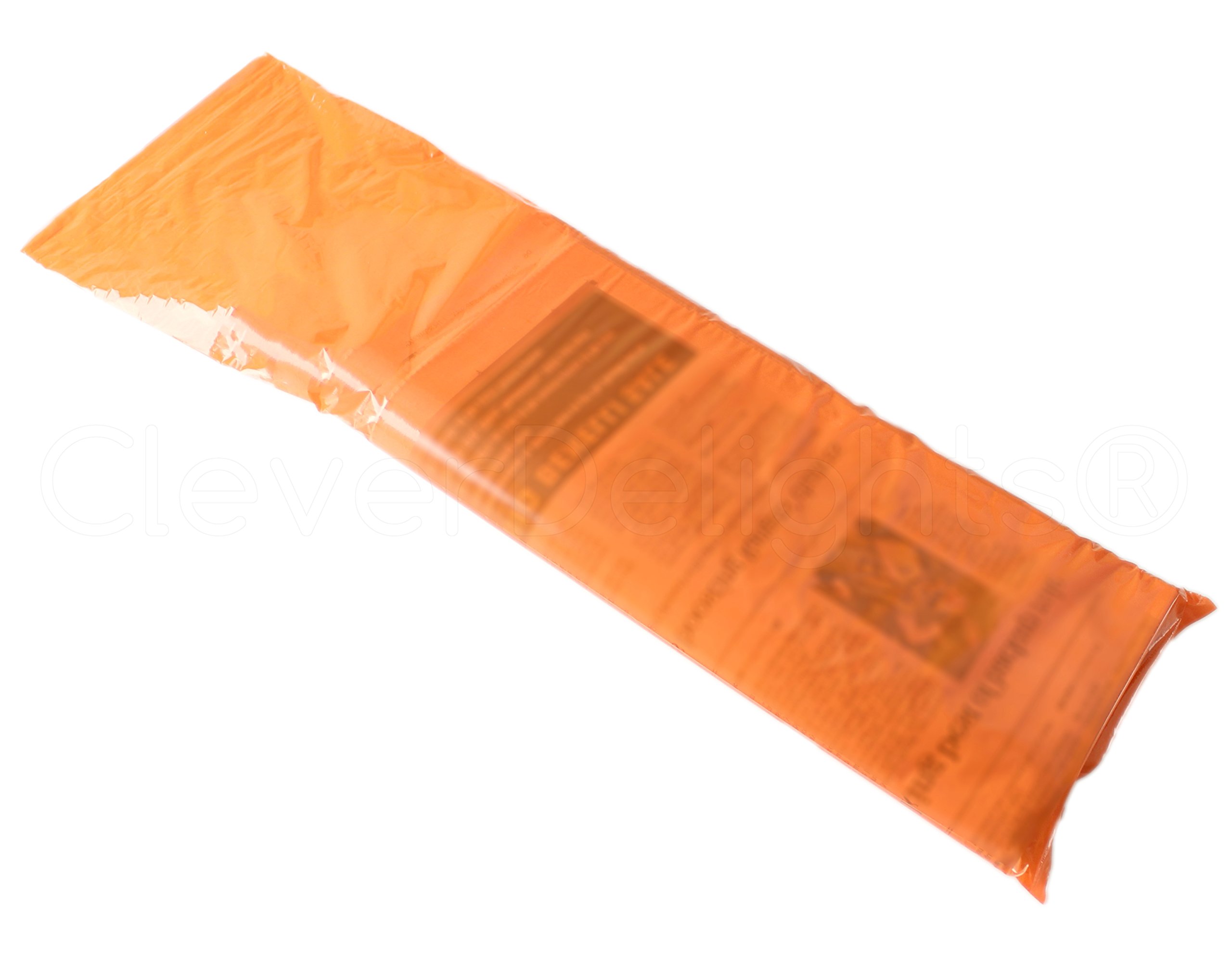 CleverDelights Orange Newspaper Bags - 7.5