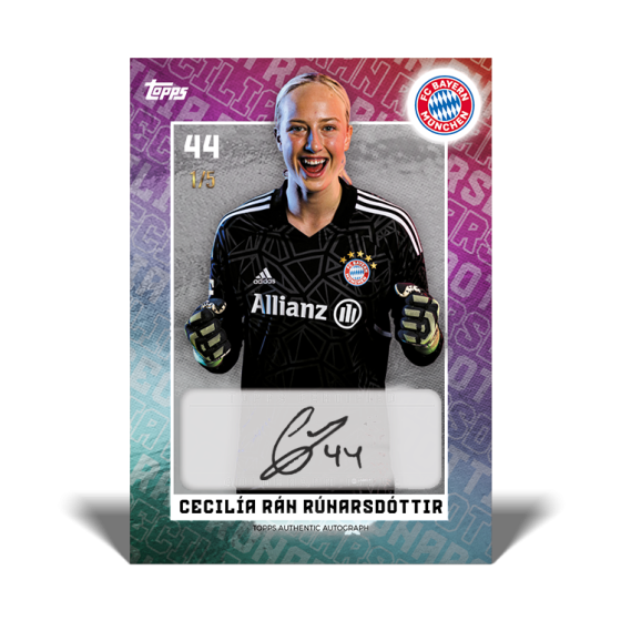 2023 Topps FC Bayern Munich Women's Team Soccer Trading Cards - Single Pack | Collectible Memorabilia for Fans & Gift Ideas