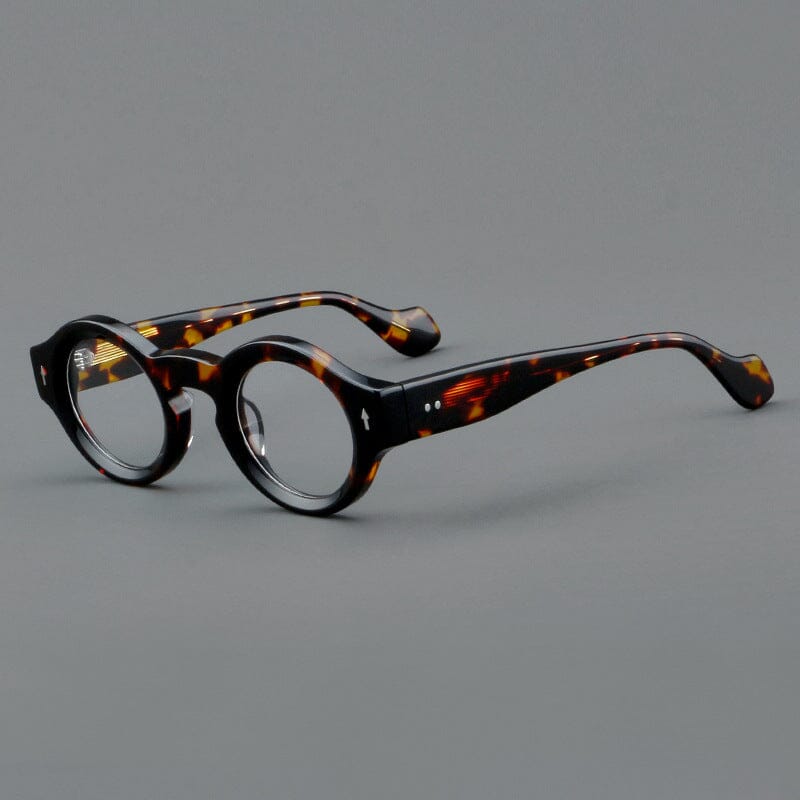 Vintage Acetate Eyeglasses Frame for Women & Men - Retro Style Yuki Eyewear - Lightweight & Durable Glasses for Reading, Fashion & Daily Use