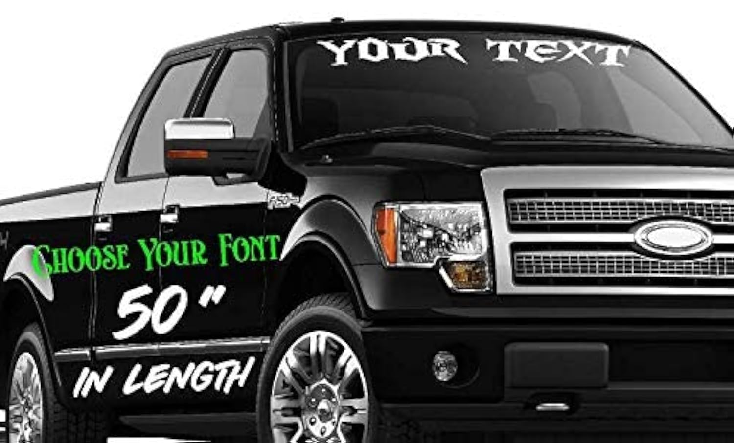 50 Inch Custom Vinyl Stickers & Decals for Cars, Windows, Laptops - Waterproof, Durable, Personalized Text & Designs in Multiple Colors, Fonts & Sizes - Perfect for Vehicle Decoration, Home Decor, DIY Crafts & Gift Giving