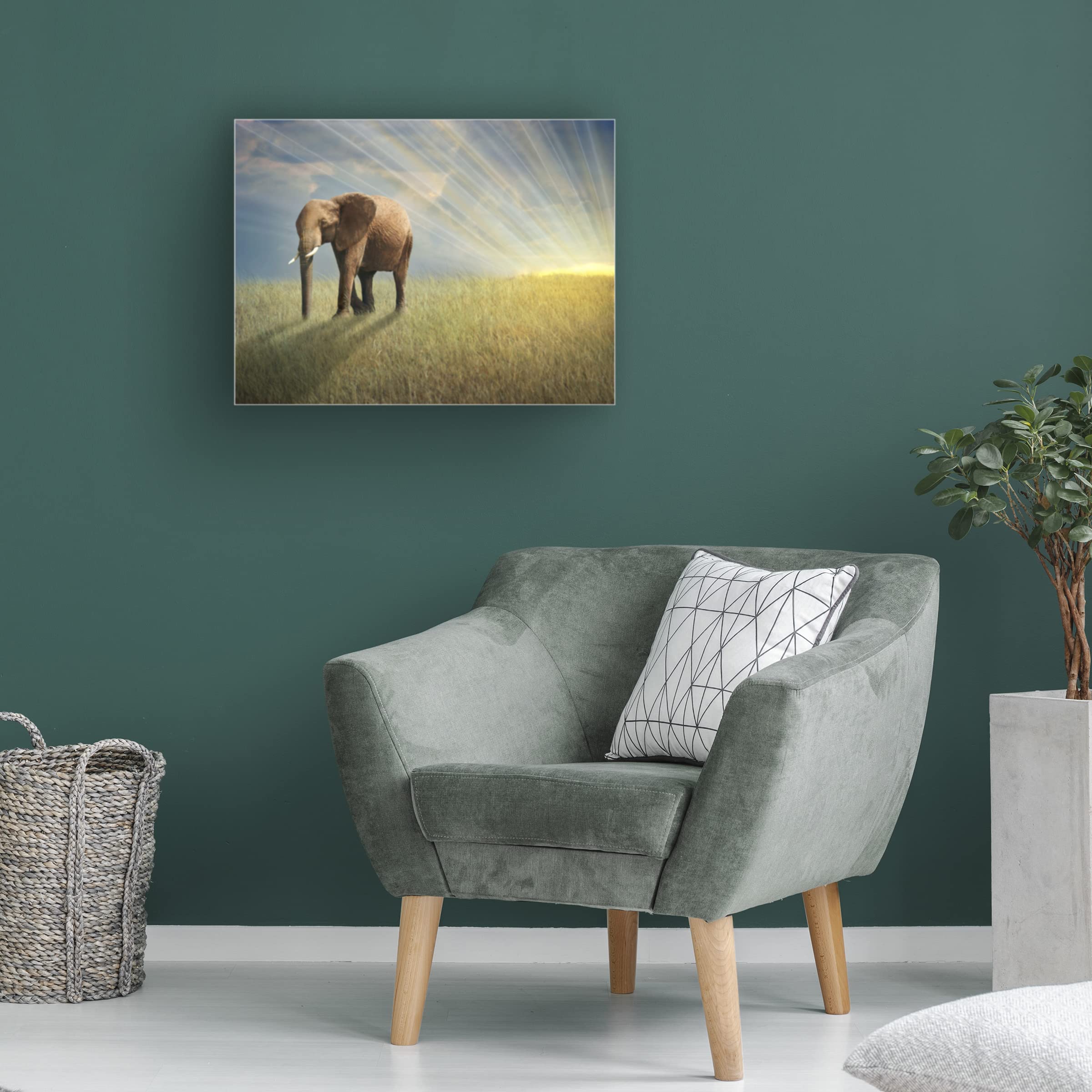 Ben Heine 'Walk With The Light' Canvas Wall Art Print - Modern Abstract Painting for Living Room, Bedroom & Office Decor | Trademark Fine Art Collection