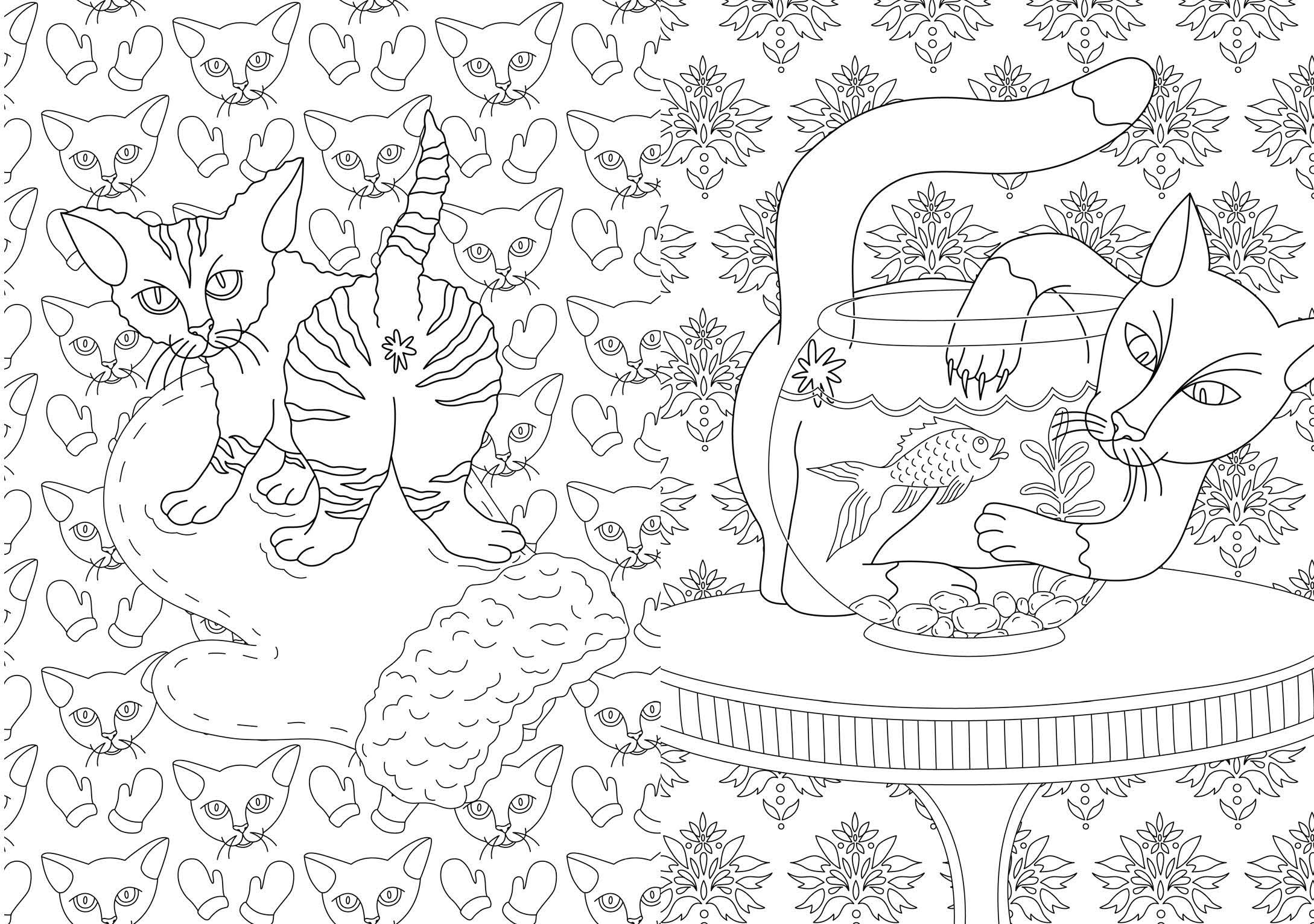Funny Cat Butt Coloring Book for Adults - Hilarious Gift for Cat Lovers | Stress Relief Activity, Party Game & Unique Present Idea