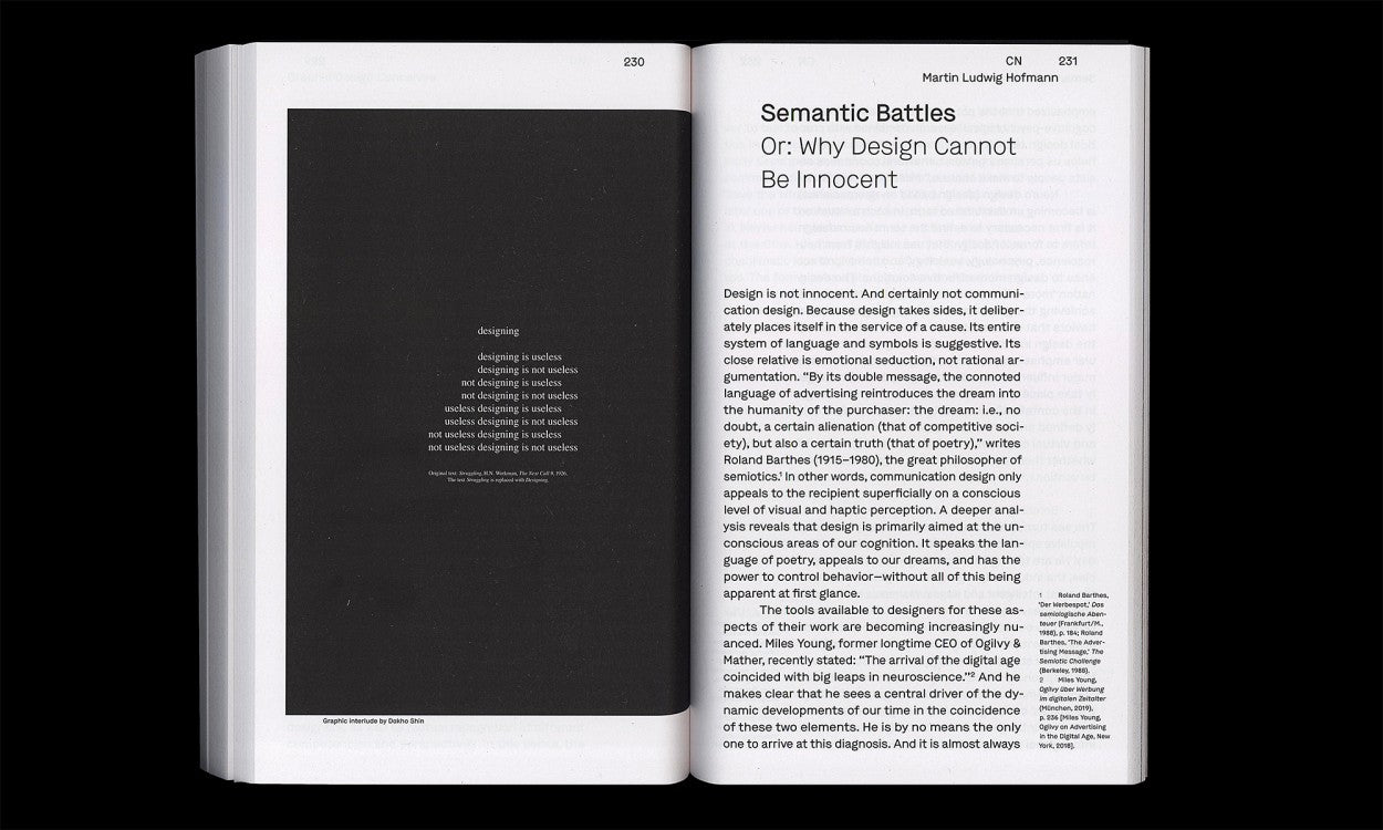 Graphic Design Is Not Innocent by Ingo Offermanns - Art Book for Designers & Creatives | Perfect for Studio Inspiration & Coffee Table Decor