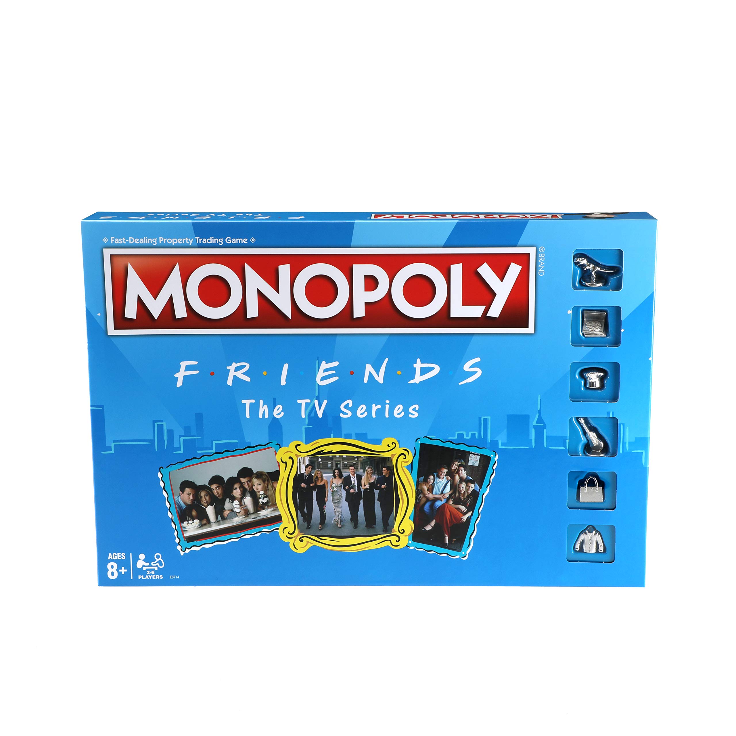 MONOPOLY: Friends The TV Series Edition Board Game for Ages 8 and Up - Perfect for Family Game Nights and Friends Fans (Amazon Exclusive)