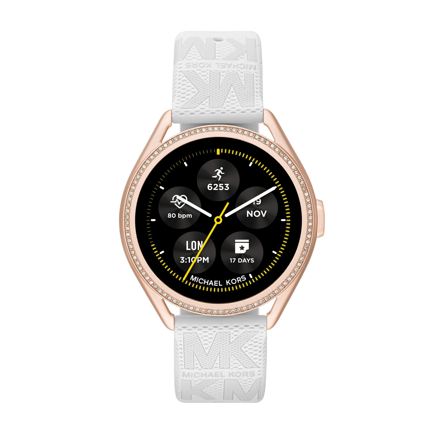 Michael Kors MKGO Gen 5E 43mm Smartwatch for Women - Touchscreen Fitness Tracker with Heart Rate Monitor, NFC Payments & Smartphone Alerts | Perfect for Workouts, Office & Everyday Wear