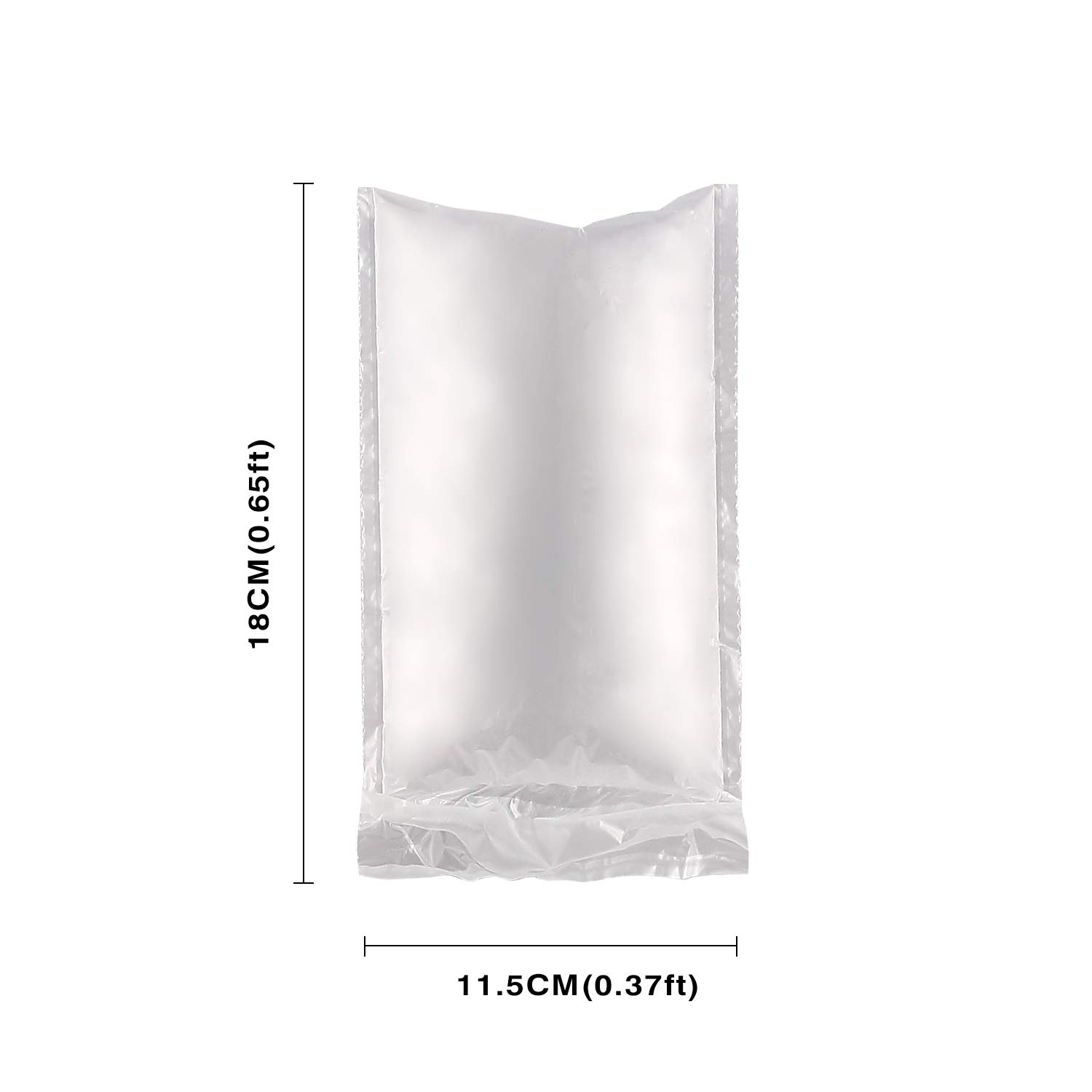 JZBRAIN Air Cushion Film Rolls - 4 Pack (200mm x 100mm x 200m x 0.02mm) Bubble Wrap Bags for Shipping Protection | Compatible with JZBRAIN Air Cushion Machine | Perfect for E-commerce Packaging & Fragile Item Protection