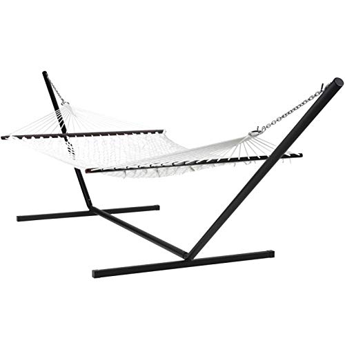 White Hammock and White Stand