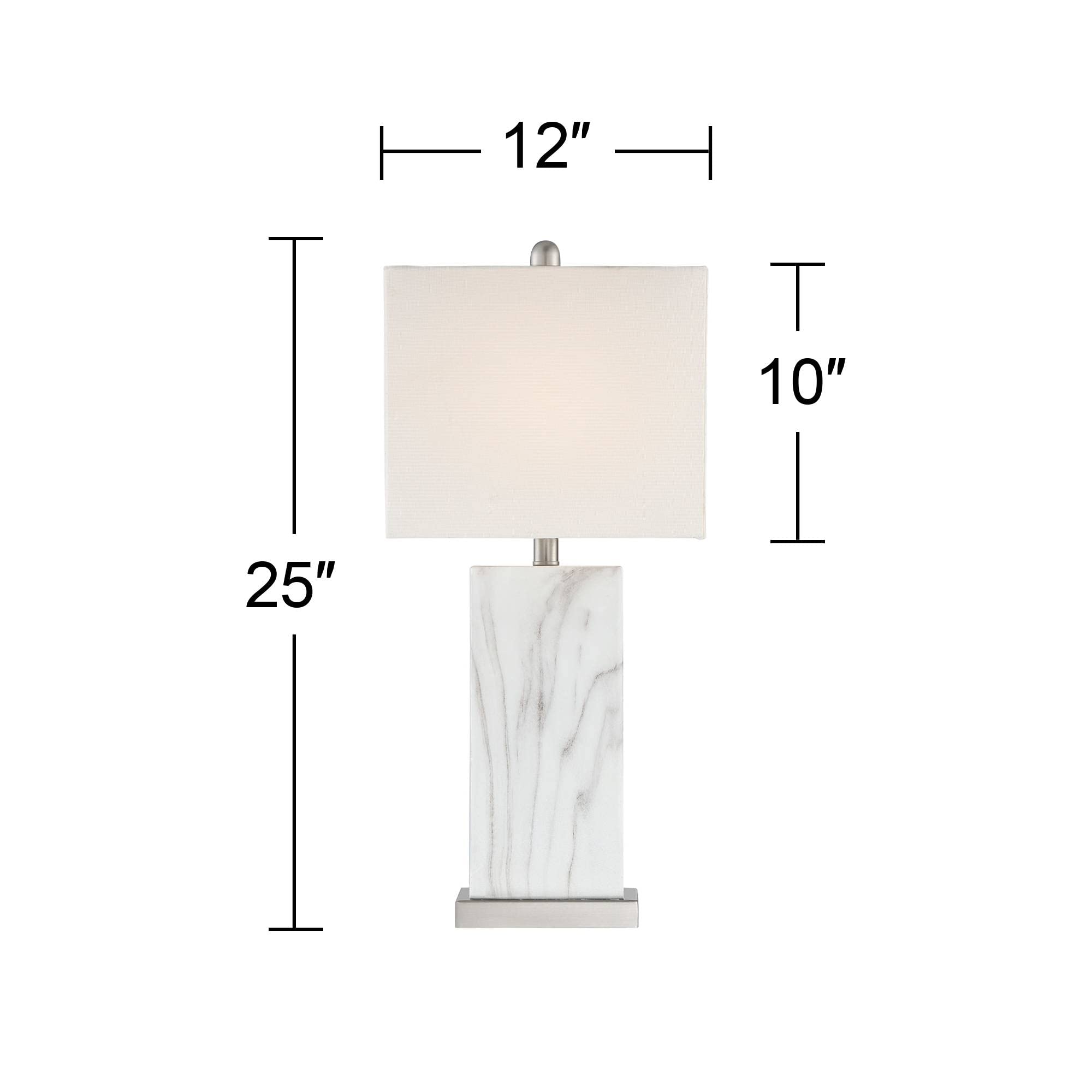 360 Lighting Connie Mid Century Modern Table Lamps Set of 2 - 25