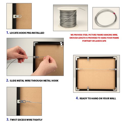 Affordable 15x22 Picture Frames - Classic Round Top Metal Poster Frames for Wall Decor | Perfect for Living Room, Bedroom, Office & Gallery Displays