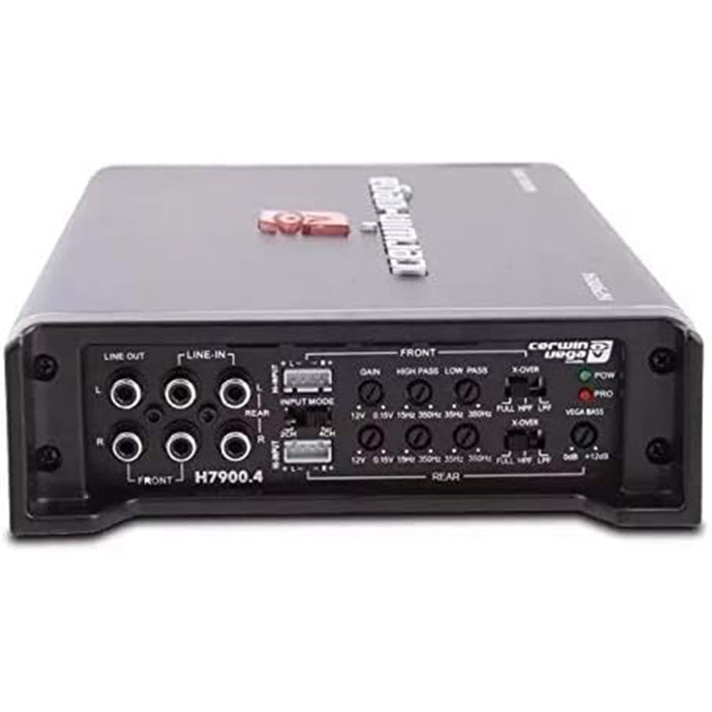 Cerwin Vega H7900.4 900W Max (360W RMS) HED 7 Series 4 Channel Car Amplifier - High Power Audio System for Cars, Trucks & SUVs - Perfect for Upgrading Your Vehicle Sound System