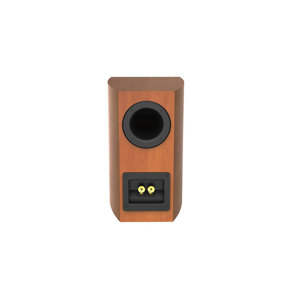 Cerwin Vega LA14C 4 Inch 2-Way Bookshelf Speakers (Pair) - Cognac Finish | High-Quality Audio for Home Theater, Music Listening & Studio Monitoring