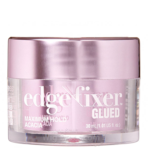KISS GLUED EDGE FIXER MAX HOLD 30ML - Strong Hair Adhesive for Lace Wigs & Extensions - Perfect for Salon, Cosplay & Daily Use