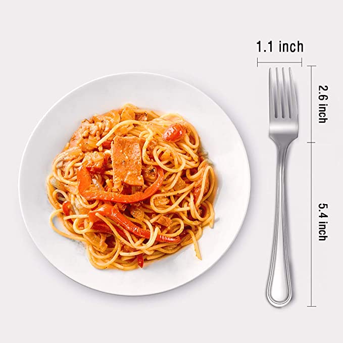 20-Piece Stainless Steel Flatware Set for 4 - Dinnerware Cutlery with Knives, Forks & Spoons - Perfect for Dining, Parties, Gifts & Home Kitchen Use