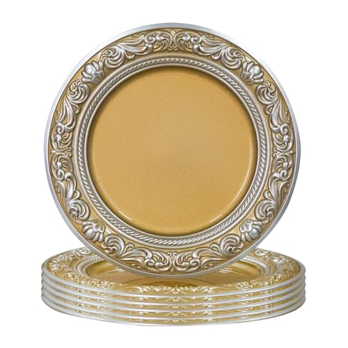 Gold--Embossed Rim