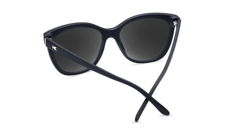 Deja Views Matte Black & Rose Gold Sunglasses - Stylish UV Protection Shades for Outdoor Activities, Beach, and Driving