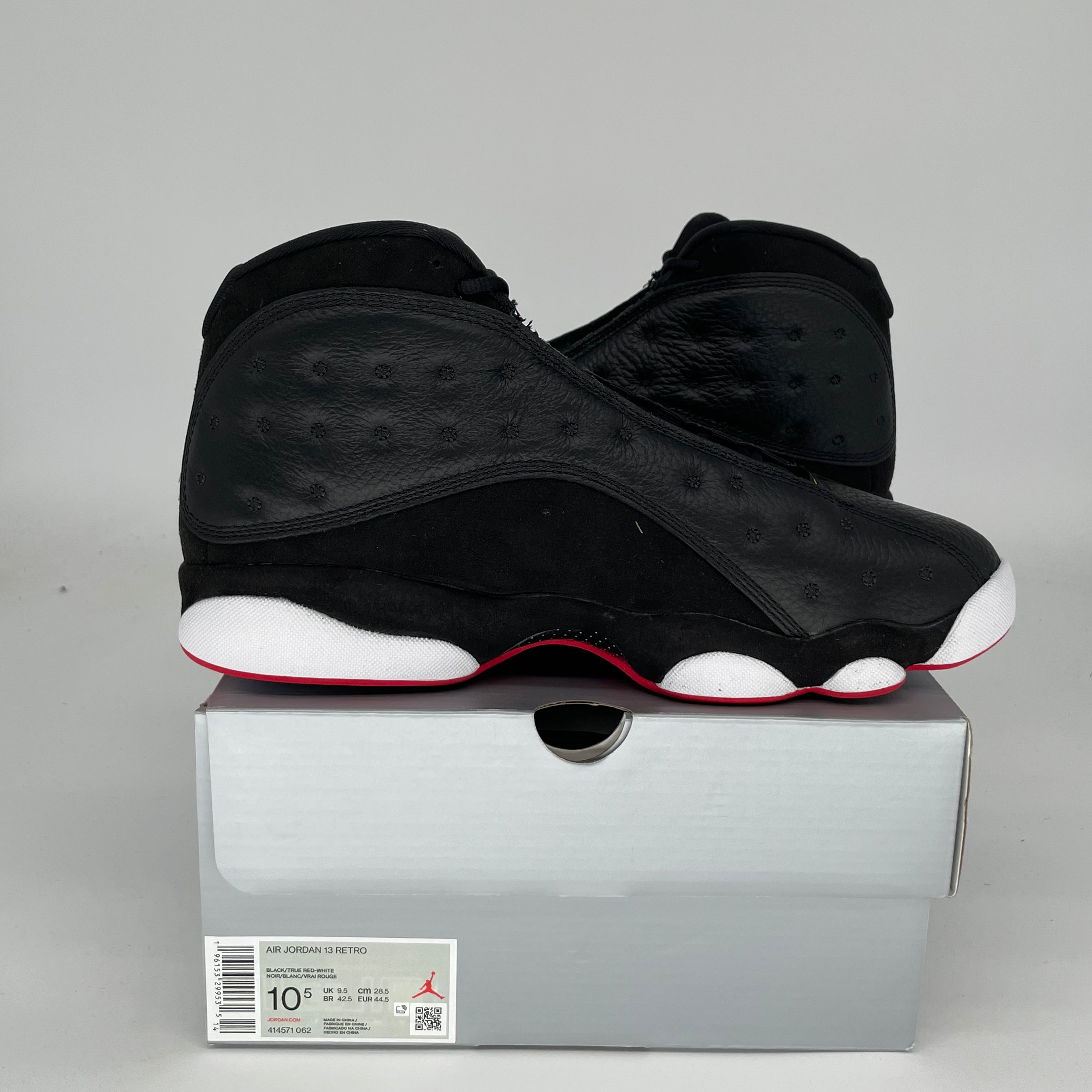 Original Title: AIR JORDAN 13 PLAYOFFS SIZE 10.5 414571 062   Optimized Title: **Air Jordan 13 Retro 'Playoffs' Basketball Shoes - Men's Size 10.5 (414571-062) - Authentic & New | Perfect for Basketball Games, Sneaker Collecting & Streetwear Fashion**