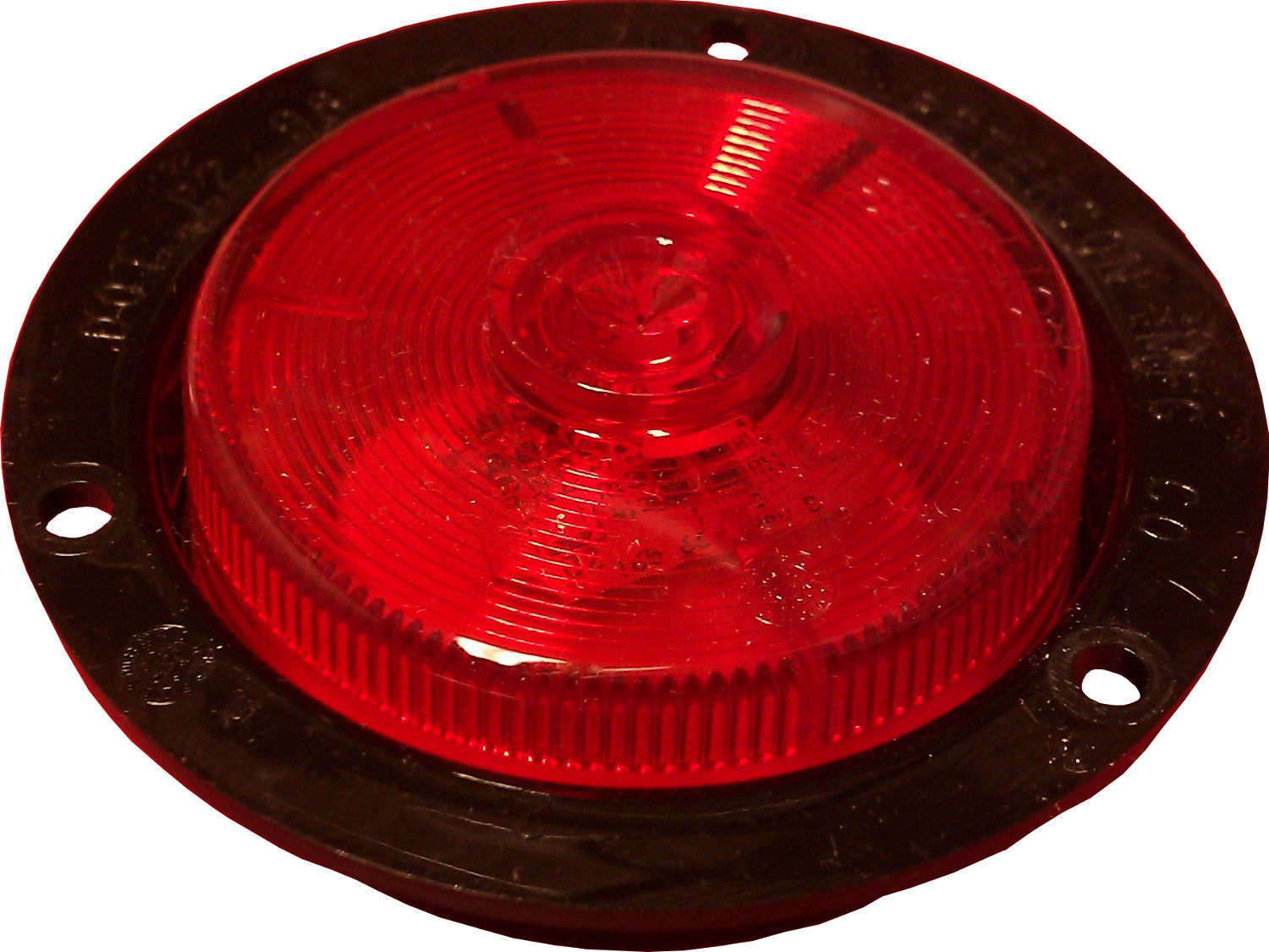 Piranha LED M195FR Red Flange Mount 2 LED Clearance & Side Marker Light - Heavy Duty Truck & Trailer Lighting for Enhanced Road Safety