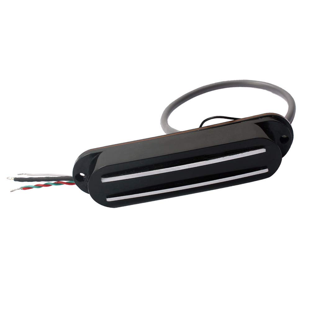 MTGJFDDFO Dual Rail Guitar Pickup - Double Coil 4-Wire Bass Pickup for DIY Guitar Upgrades | Perfect for Rock, Metal & Blues Performances