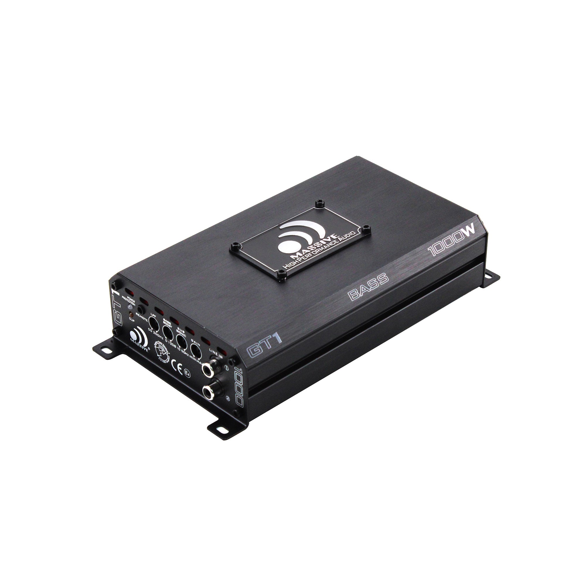GT1 520 Watt RMS @ 1 Ohm Mono Block GT Series Car Amplifier with Bass Remote - Powerful Bass Boost for Car Audio Systems, Subwoofers, and Truck Stereo Upgrades