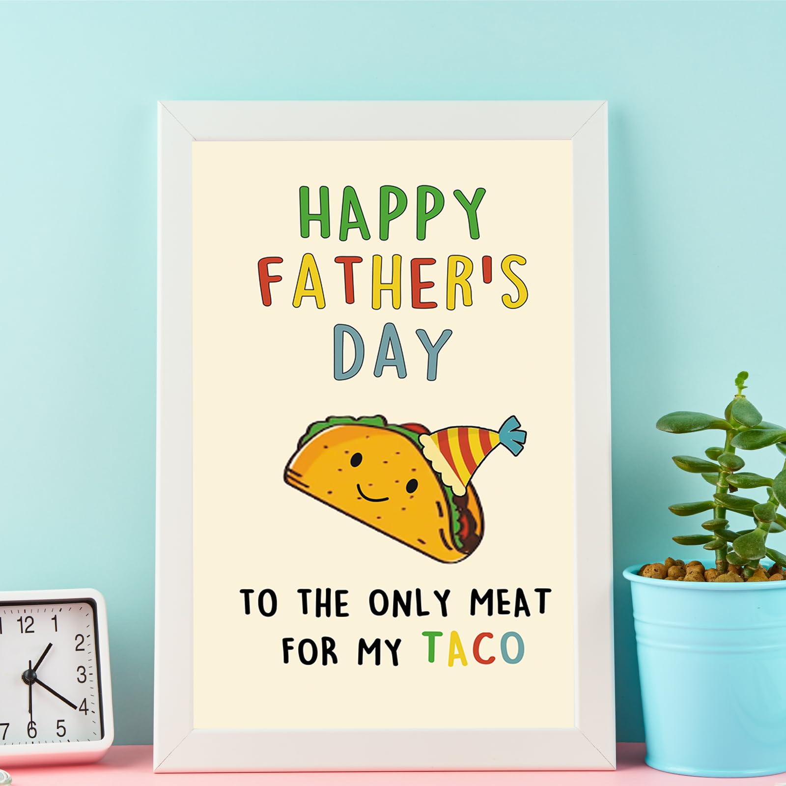 Funny Taco Father's Day Card - Romantic Gift for Dad & Husband - Perfect for BBQ Parties