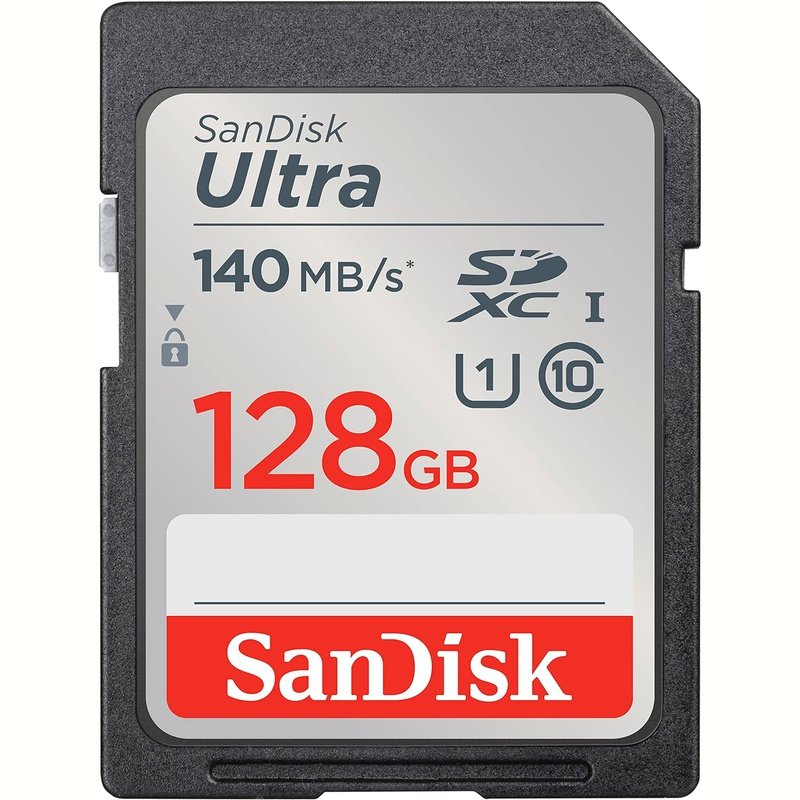 SanDisk Ultra 64GB 128GB 256GB 512GB SD Memory Card - High Speed for DSLR Cameras, Drones & 4K Video Recording