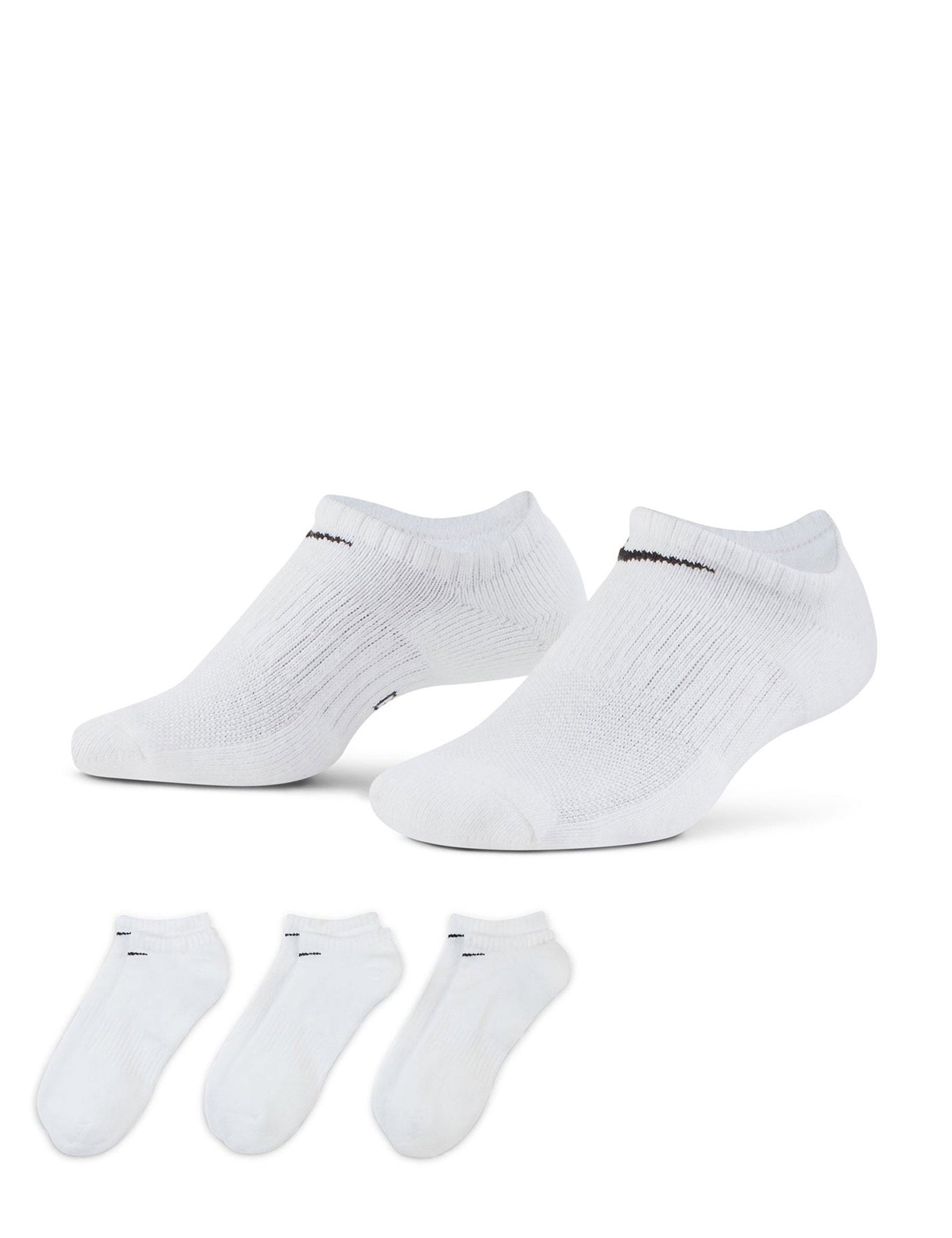 Comfortable Everyday Cushioned Socks 3-Pack - Soft Breathable Cotton Blend for Men & Women - White and Black - Perfect for Work, Sports & Relaxation at Home