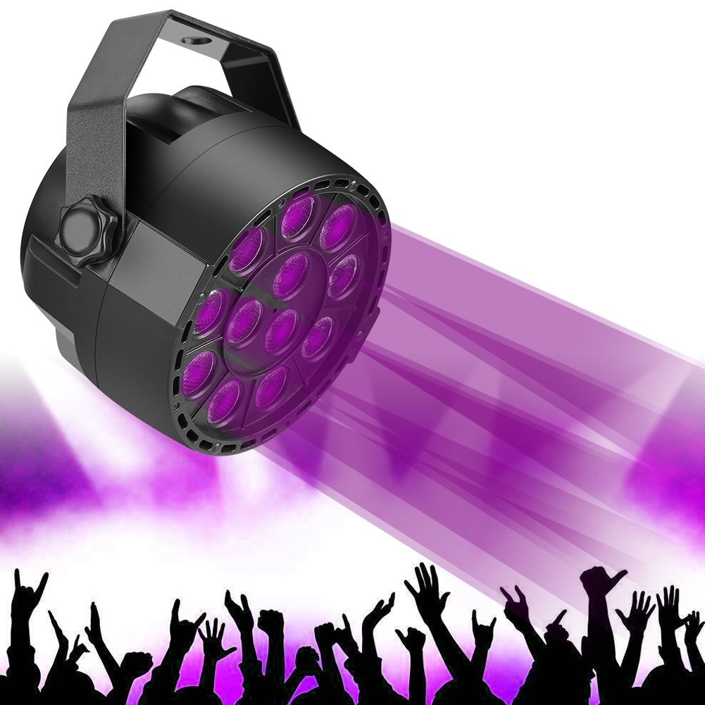12LED Disco Stage Light Bar - DJ Party Lighting for Home, Club, Pub, Birthday & Wedding Shows | Boquite Valentine's Day Carnival Lights (EU Plug) - Perfect for Nightclubs, Stage Performances & Home Dance Parties