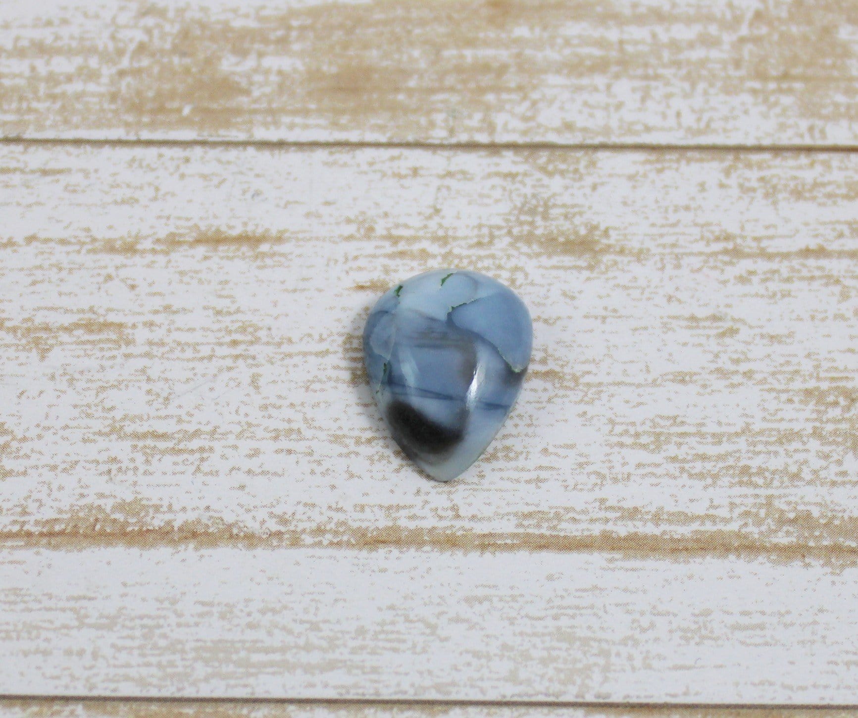 Natural Blue Opal Cabochons for Jewelry Making - High Quality Gemstone Beads for Necklaces, Rings & DIY Crafts