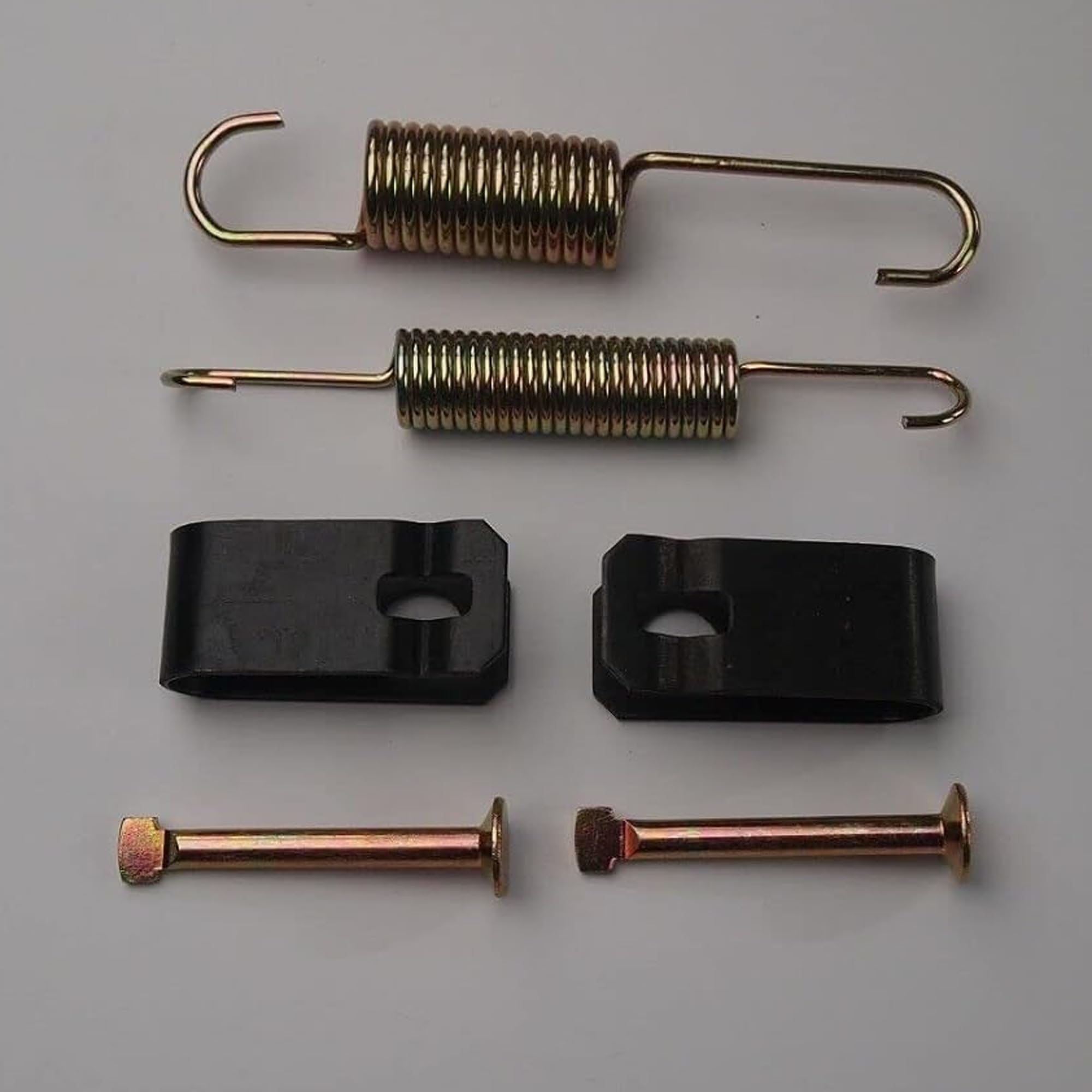 Huskey Parts Company Club Car DS Golf Cart Brake Shoes & Spring Kit - Compatible with G&E 1995+ & Precedent 2004+ Models - Perfect for Golf Cart Maintenance & Repair