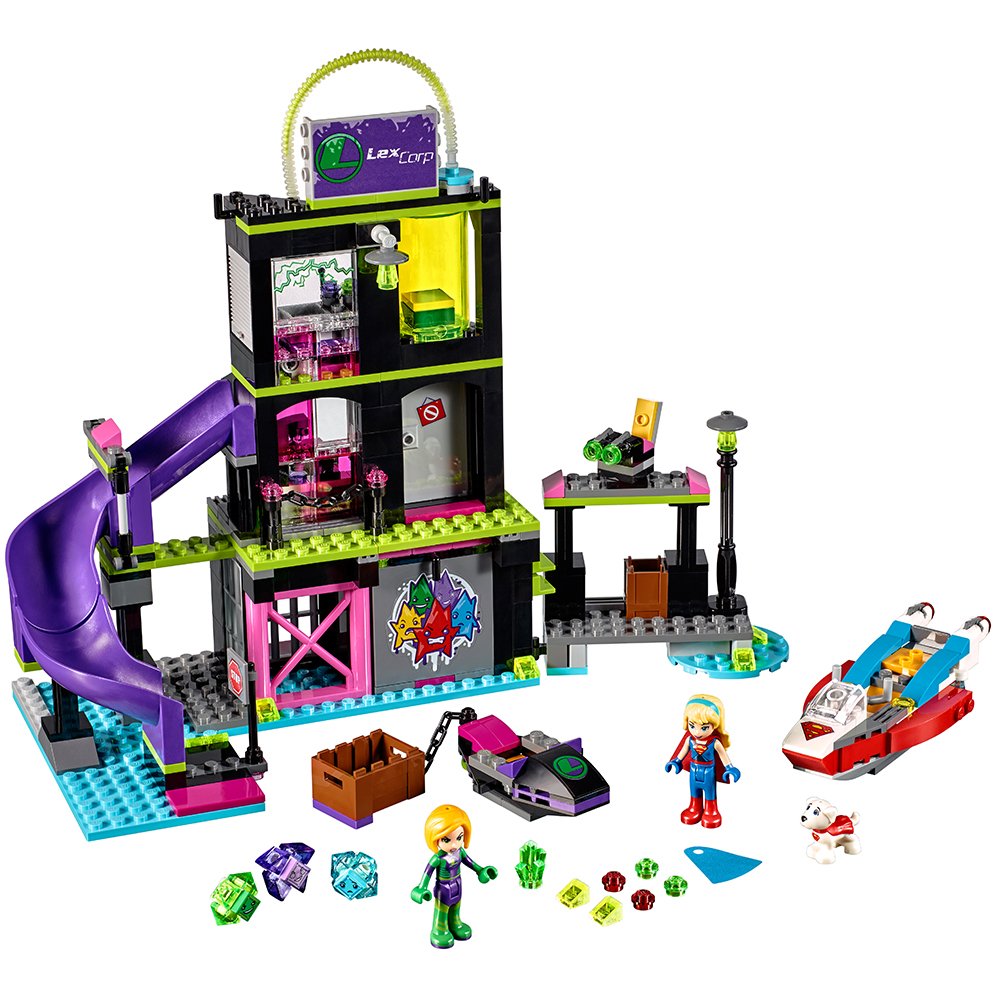 LEGO DC Super Hero Girls Lena Luthor Kryptomite Factory Building Kit 41238 (432 Pieces) - Creative Play for Kids, Superhero Toy Gift for Girls & Boys, Fun STEM Learning Activity