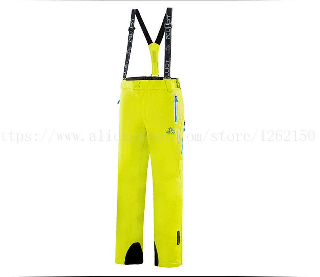 Waterproof Ski Pants for Men & Women - Breathable Winter Snow Pants with Suspenders - Warm Snowboarding & Skiing Gear for Outdoor Sports