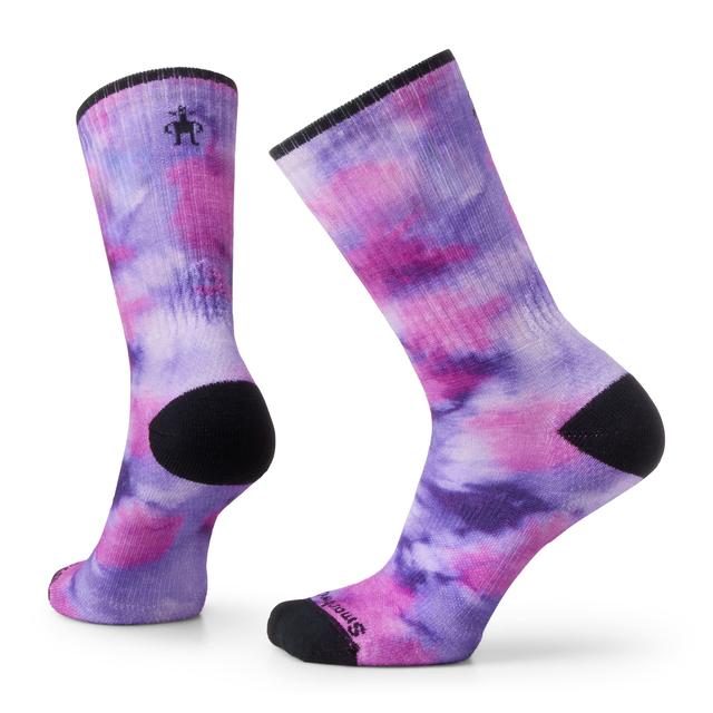 Comfortable Tie Dye Athletic Crew Socks with Targeted Cushioning - Perfect for Running, Yoga & Gym Workouts