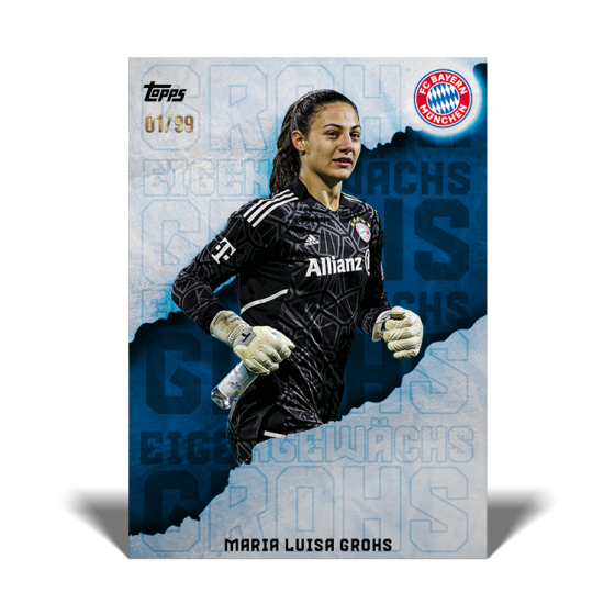 2023 Topps FC Bayern Munich Women's Soccer Team Trading Card Set - Collectible Cards for Fans & Sports Memorabilia Enthusiasts