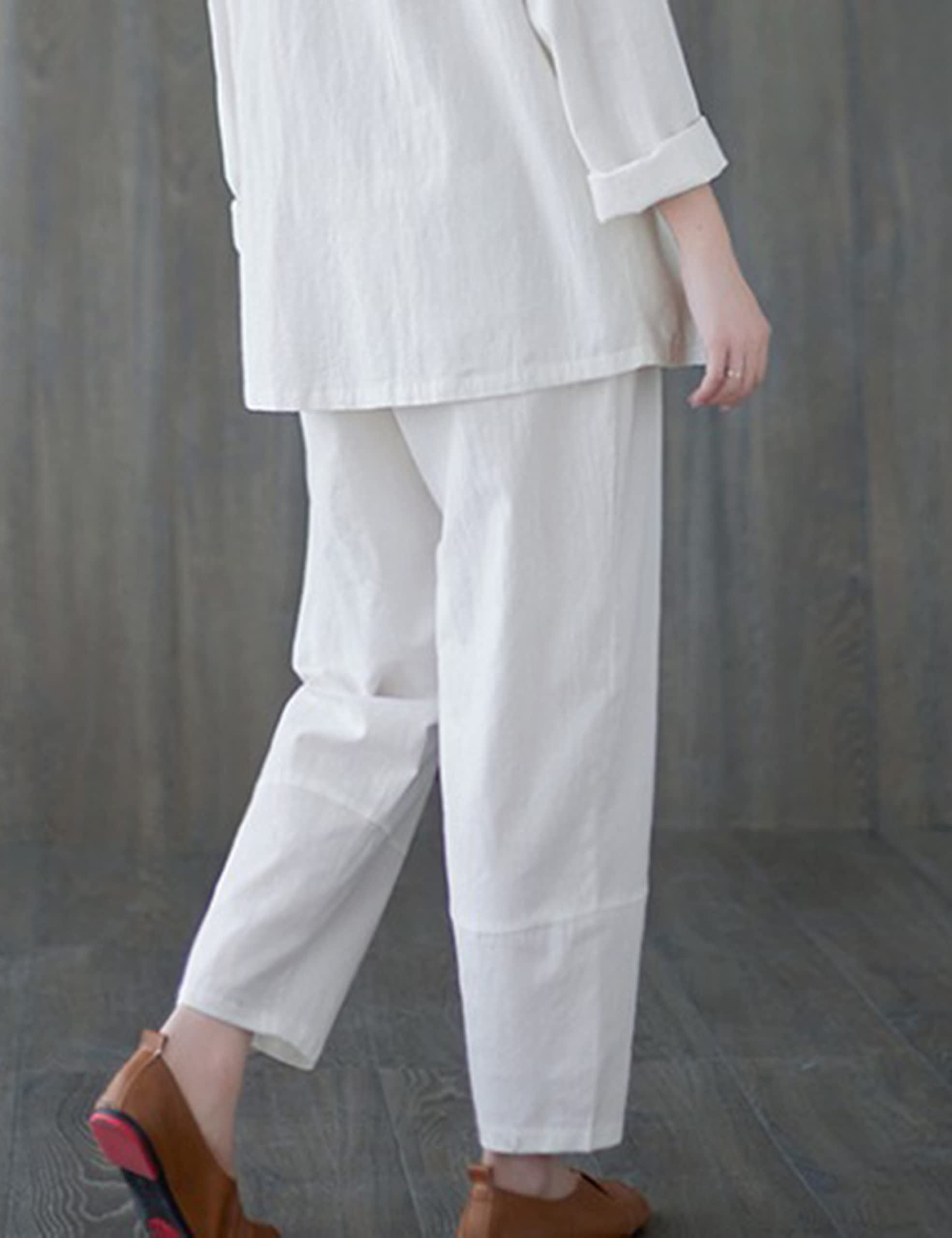 Moonetto Women's Traditional Chinese Tai Chi Uniform - Cotton Kung Fu Suit for Martial Arts & Wing Chun Training - Perfect for Tai Chi, Qigong, and Meditation Practice