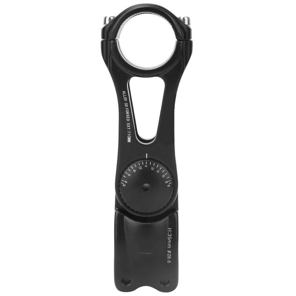 Adjustable Aluminum Alloy Bicycle Handlebar Stem 0-60° Riser for Mountain Bike - Perfect for Trail Riding & Commuting