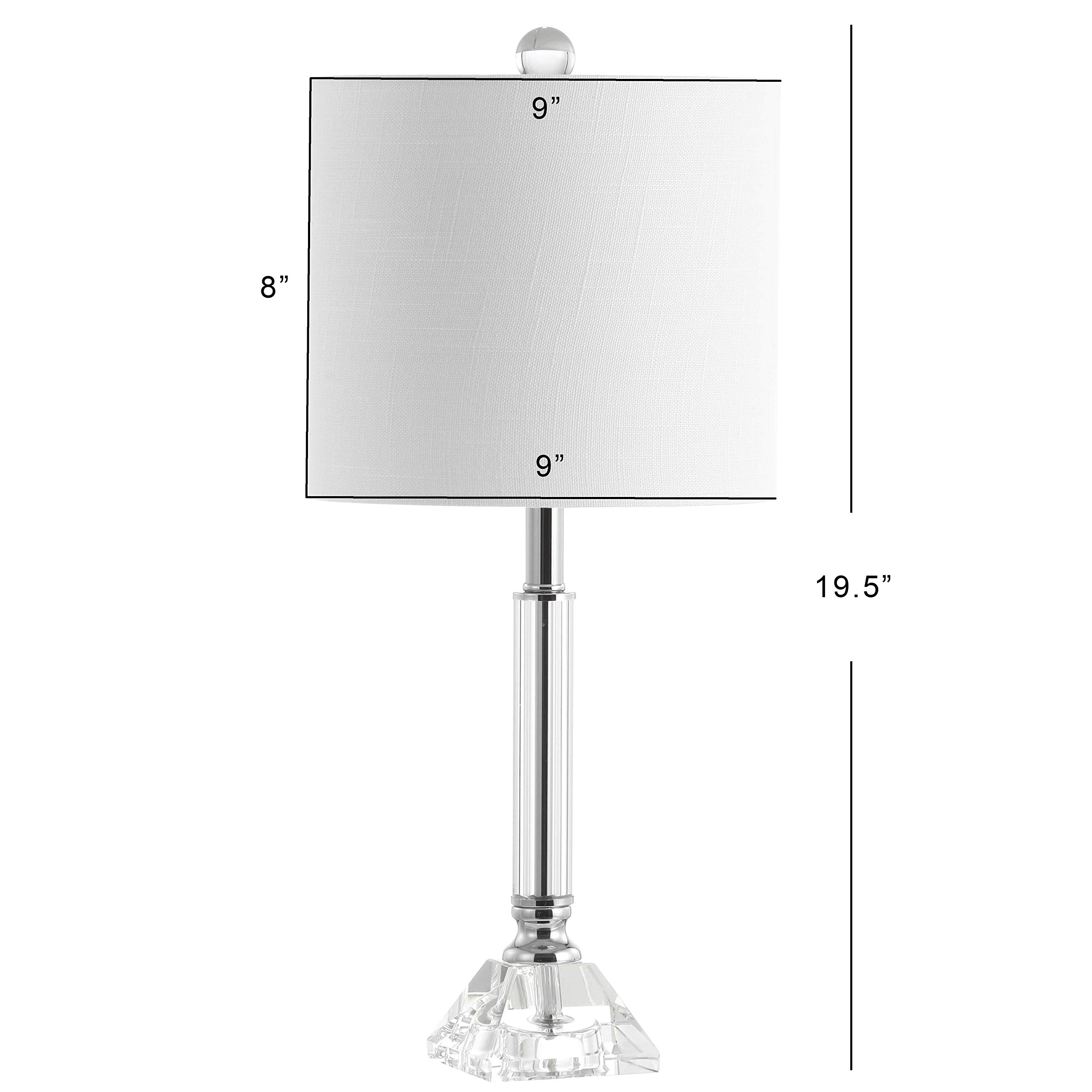 JONATHAN Y JYL2078A-SET2 Crystal LED Table Lamp Set of 2 - 19.5