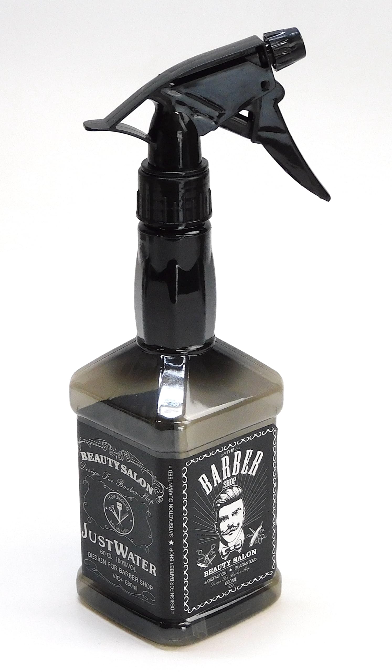500ML Hair Spray Bottle - Salon & Barber Water Sprayer for Styling (Black) - Perfect for Hairdressing & Hydration